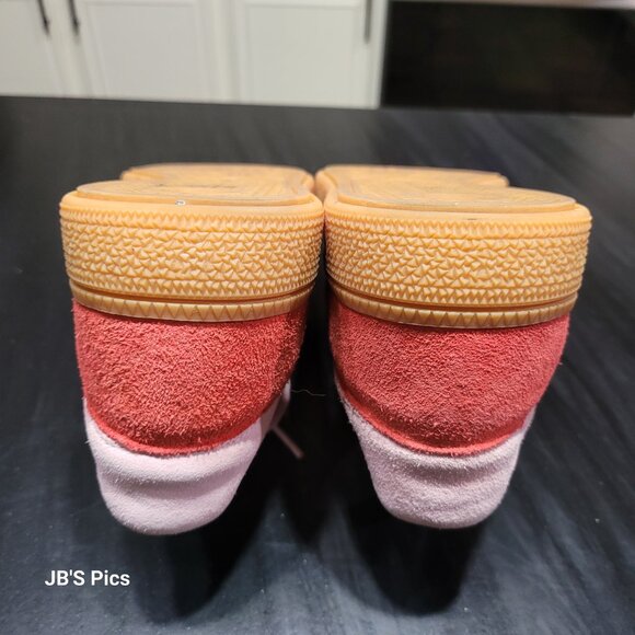 Adidas Spezial Handball Originals W Size 8.5 Red Clear Pink & Gum Sole Sneakers - Picture 11 of 16